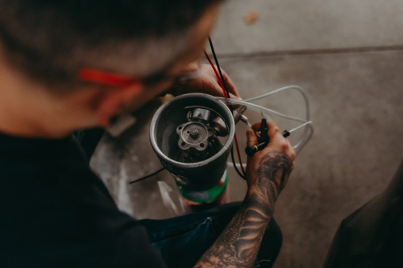 Technicien Preparation Calibration Detecteur Gaz